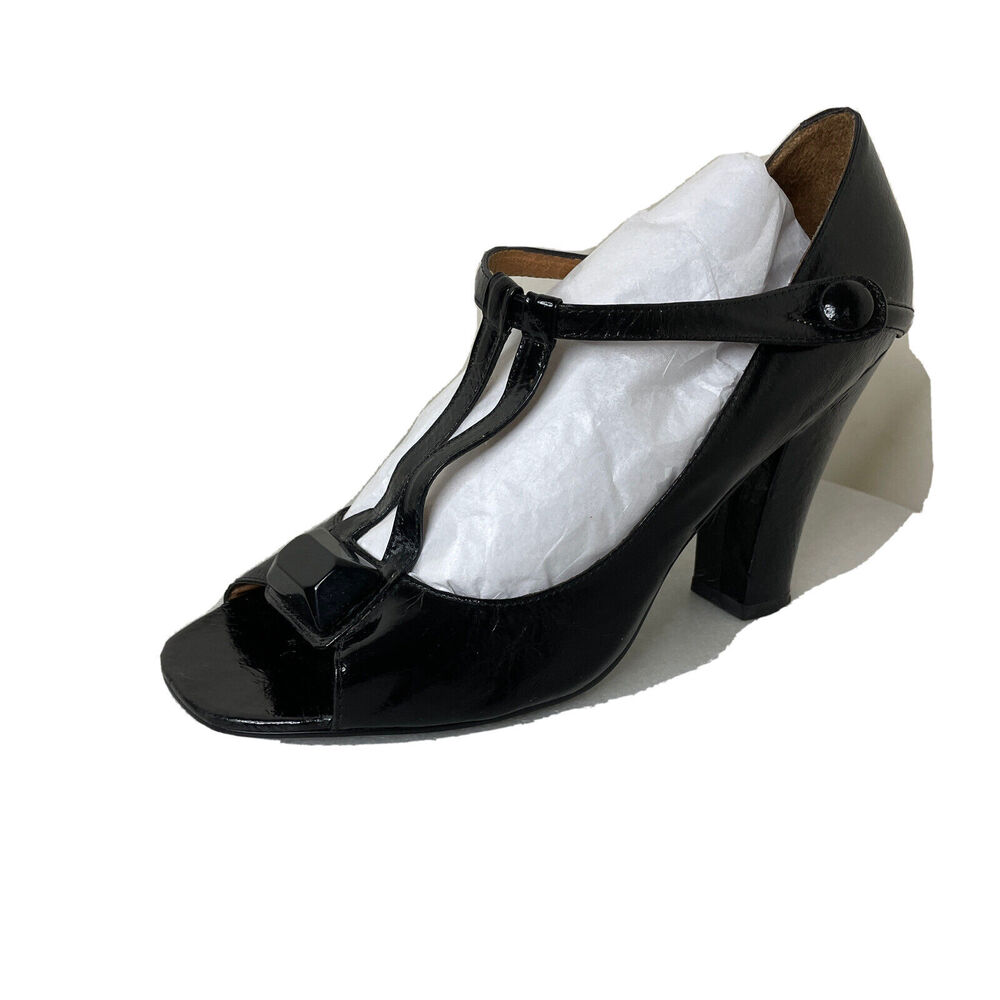 Jeffrey Campbell Black Patent Leather Mary Jane Heels - Picture 5 of 16